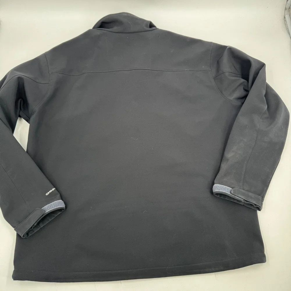 Columbia Mens XL Omni‎ Windbreaker Full Zip Softshell Jacket Black